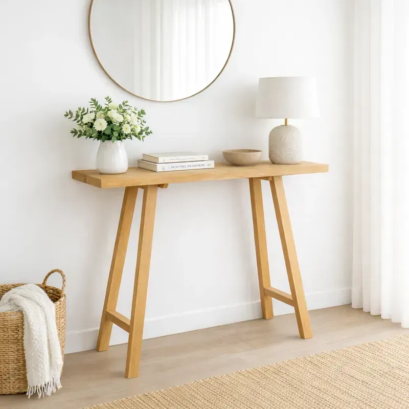 Konsola dębowa - producent EnterAndGo