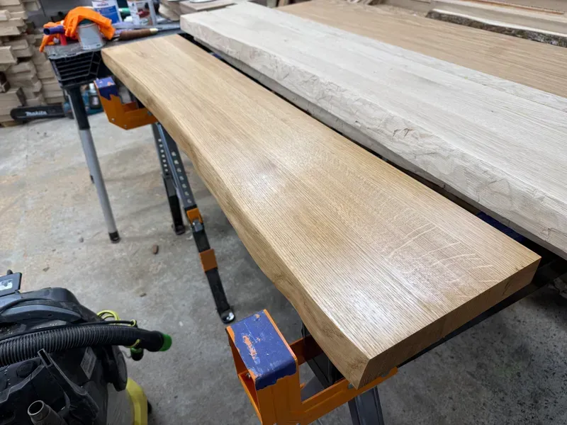 Parapet dębowy wewnętrzny - realizacja na wymiar