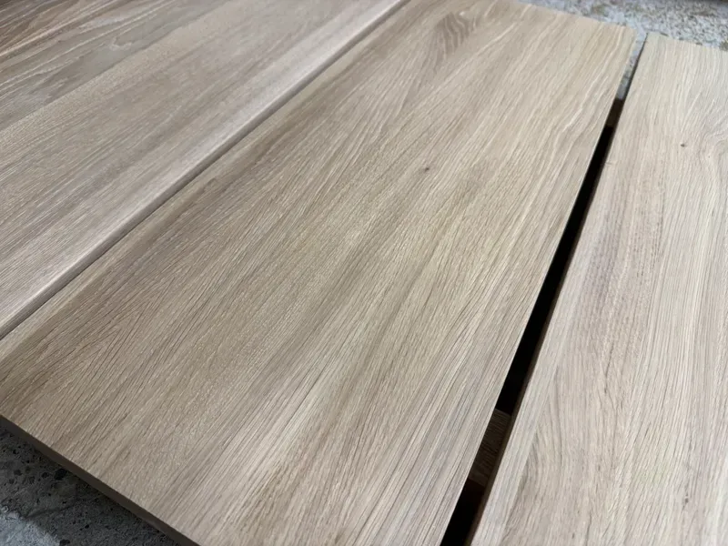 Schody drewniane - detal wykończenia