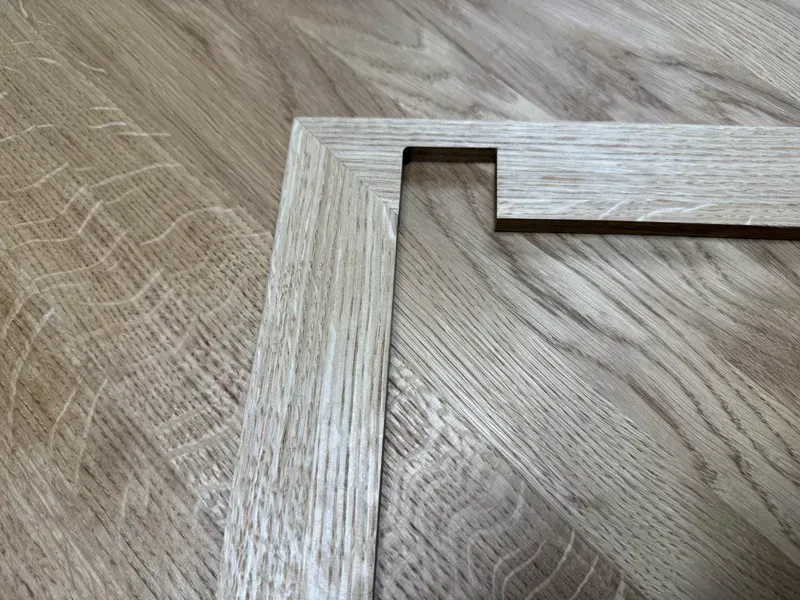 Cokolik dębowy - lite drewno na wymiar