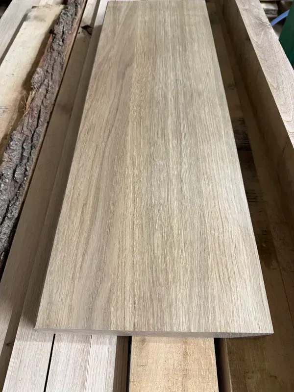 Schody z litego drewna - widok z góry