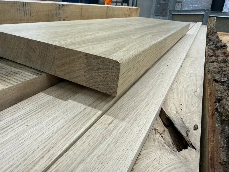 Trepy dębowe - schody drewniane