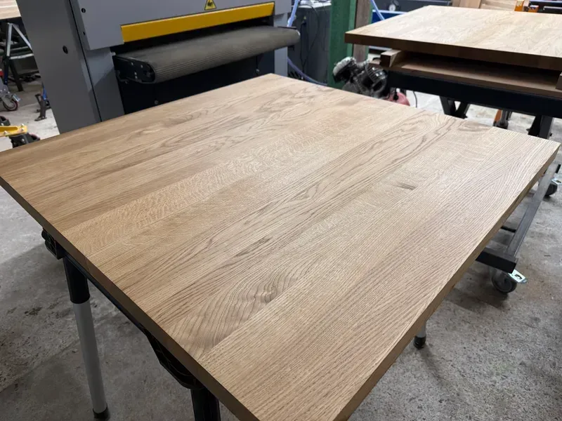 Stół dębowy - blat z litego drewna