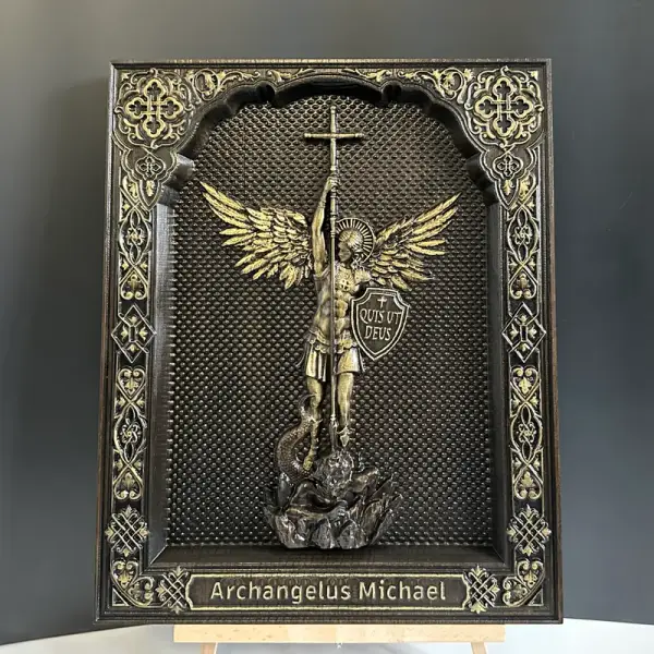 Płaskorzeźba dębowa sakralna - SacroMate.pl